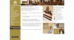 Desktop Screenshot of kavarnaod.cz